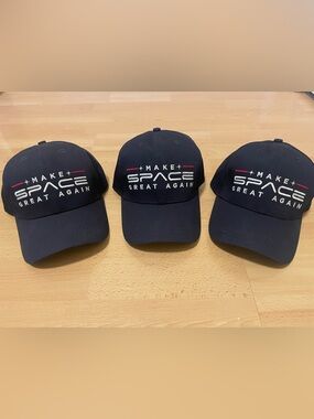 Make Space Great Again Embroidered Navy Baseball Cap